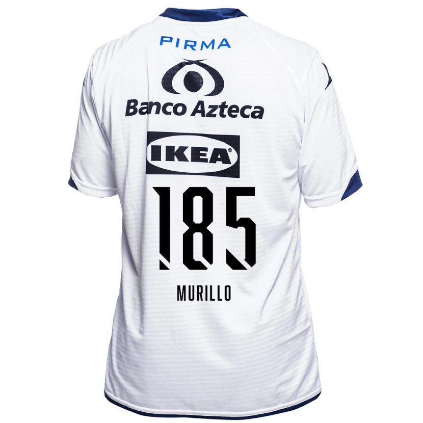 Danxen Hombre Camiseta Keoki Murillo #185 Blanco Negro Azul 1ª Equipación 2026/27 La Camisa México