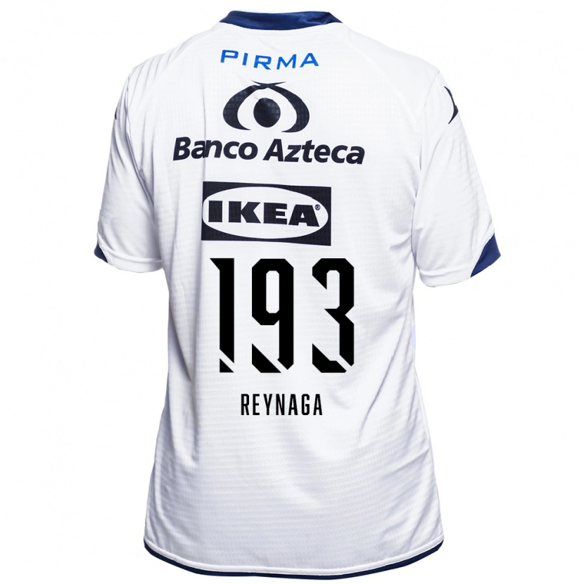 Danxen Hombre Camiseta Adolfo Reynaga #193 Blanco Negro Azul 1ª Equipación 2026/27 La Camisa México