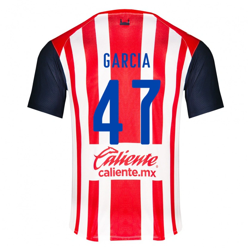 Danxen Hombre Camiseta Gael García #47 Rojo Negro Blanco 1ª Equipación 2026/27 La Camisa México