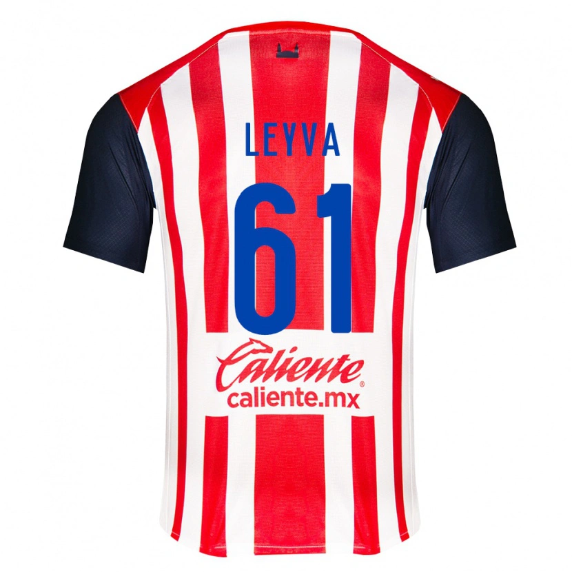 Danxen Hombre Camiseta Axel Leyva #61 Rojo Negro Blanco 1ª Equipación 2026/27 La Camisa México