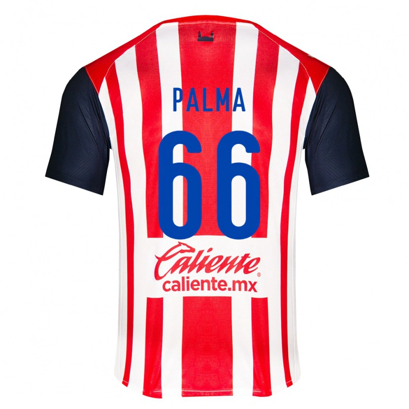Danxen Hombre Camiseta Arturo Palma #66 Rojo Negro Blanco 1ª Equipación 2026/27 La Camisa México