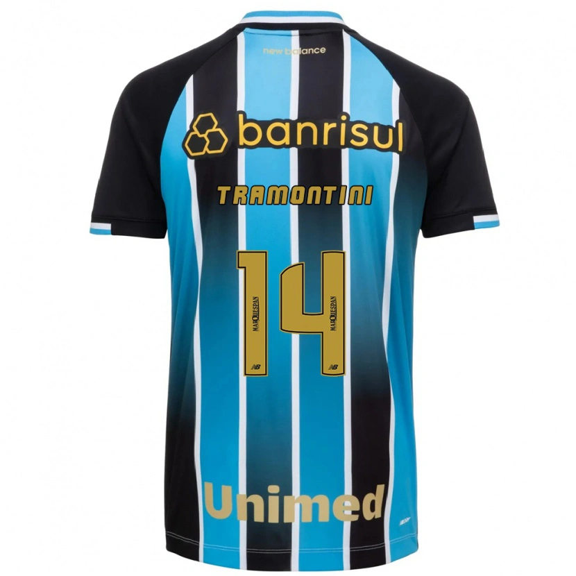 Danxen Hombre Camiseta Bernardo Tramontini #14 Azul Marrón Negro 1ª Equipación 2026/27 La Camisa México