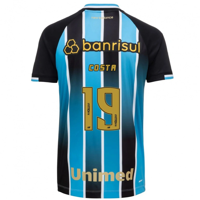Danxen Hombre Camiseta Diego Costa #19 Azul Marrón Negro 1ª Equipación 2026/27 La Camisa México