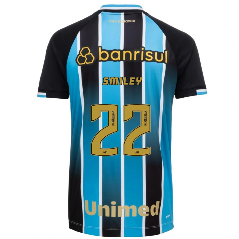 Danxen Hombre Camiseta Smiley Wanderson Carvalho De Sousa #22 Azul Marrón Negro 1ª Equipación 2026/27 La Camisa México