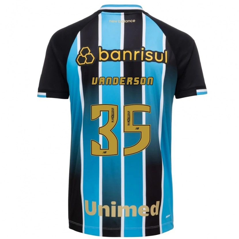Danxen Hombre Camiseta Vanderson #35 Azul Marrón Negro 1ª Equipación 2026/27 La Camisa México