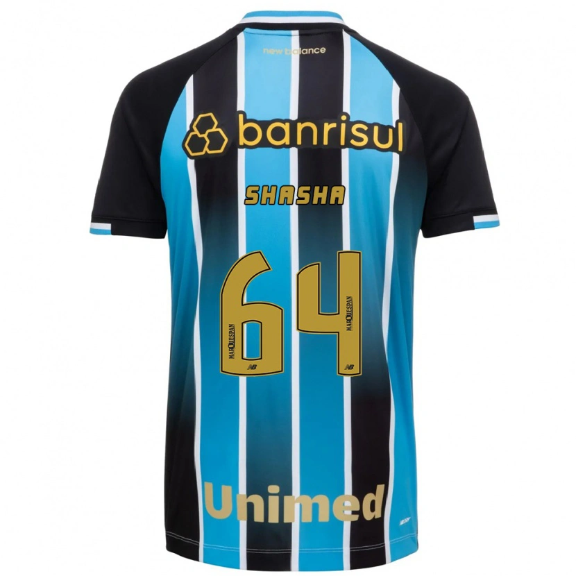Danxen Hombre Camiseta Shashá #64 Azul Marrón Negro 1ª Equipación 2026/27 La Camisa México