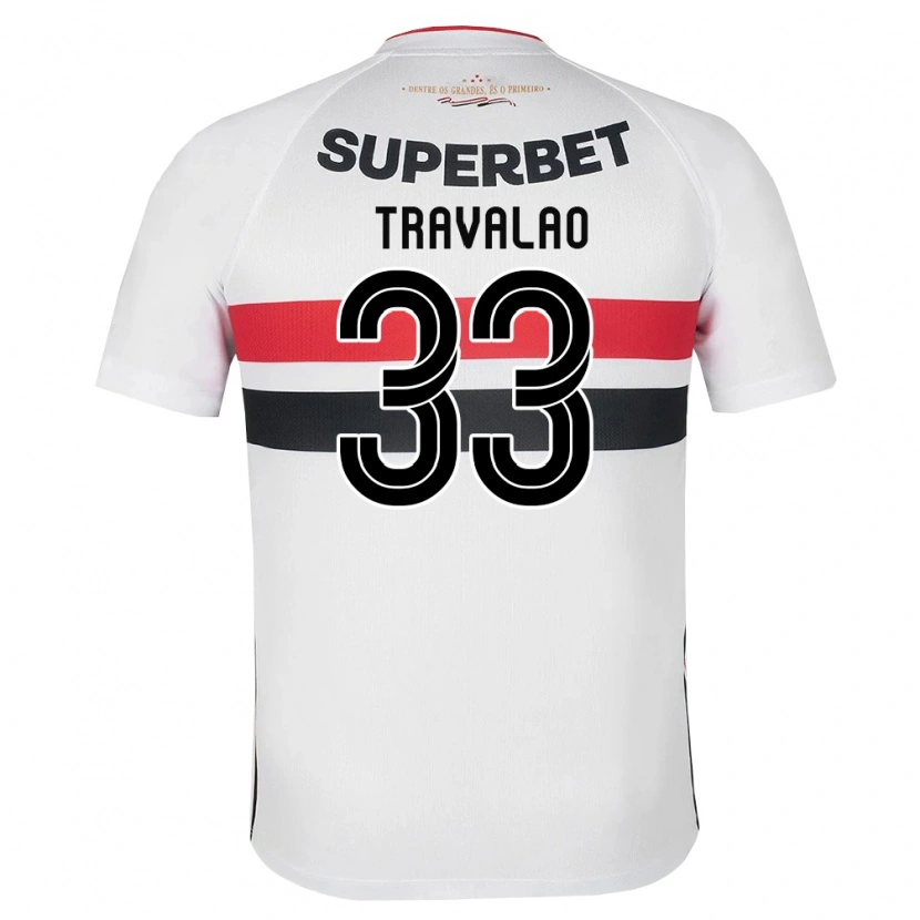 Danxen Hombre Camiseta Rafa Travalão #33 Blanco Rojo Negro 1ª Equipación 2026/27 La Camisa México