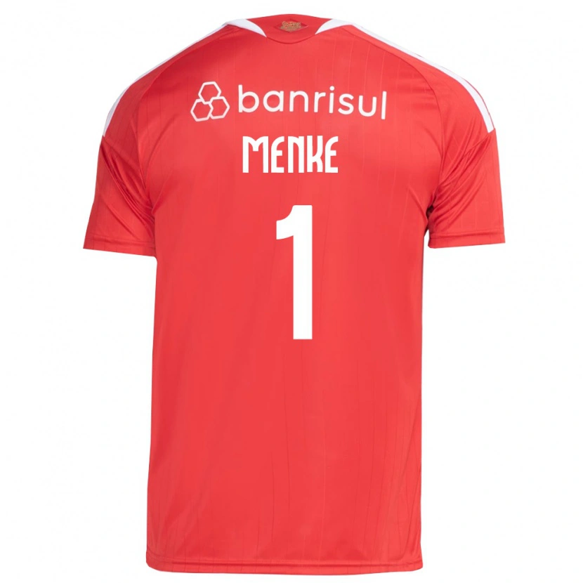Danxen Hombre Camiseta Henrique Menke #1 Rojo Blanco 1ª Equipación 2026/27 La Camisa México