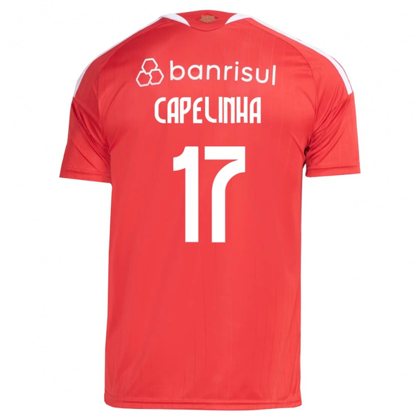 Danxen Hombre Camiseta Capelinha #17 Rojo Blanco 1ª Equipación 2026/27 La Camisa México