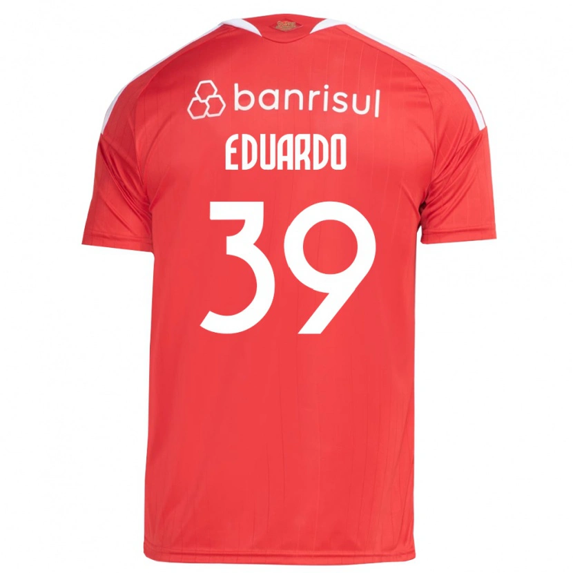 Danxen Hombre Camiseta Carlos Eduardo #39 Rojo Blanco 1ª Equipación 2026/27 La Camisa México