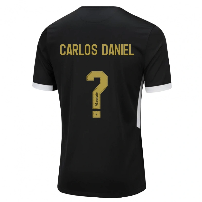 Danxen Hombre Camiseta Carlos Daniel #0 Blanco Negro Amarillo 1ª Equipación 2026/27 La Camisa México
