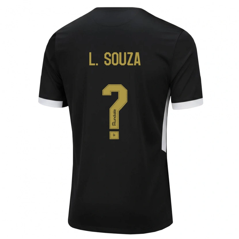 Danxen Hombre Camiseta Lucas Souza #0 Blanco Negro Amarillo 1ª Equipación 2026/27 La Camisa México