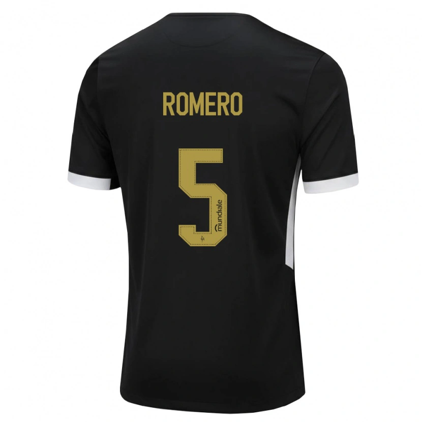 Danxen Hombre Camiseta Mateus Romero #5 Blanco Negro Amarillo 1ª Equipación 2026/27 La Camisa México