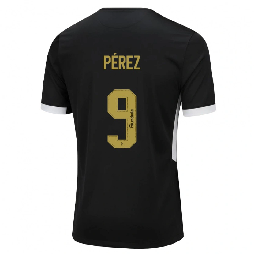 Danxen Hombre Camiseta Diego Pérez #9 Blanco Negro Amarillo 1ª Equipación 2026/27 La Camisa México