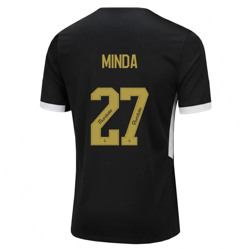 Danxen Hombre Camiseta Alan Minda #27 Blanco Negro Amarillo 1ª Equipación 2026/27 La Camisa México