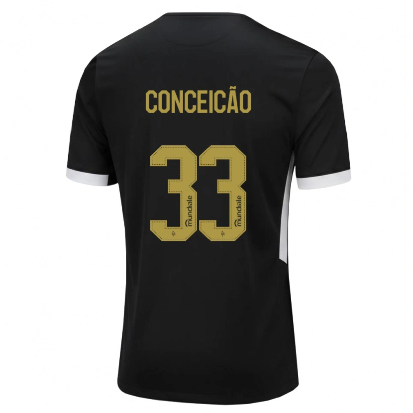 Danxen Hombre Camiseta Robert Conceição #33 Blanco Negro Amarillo 1ª Equipación 2026/27 La Camisa México