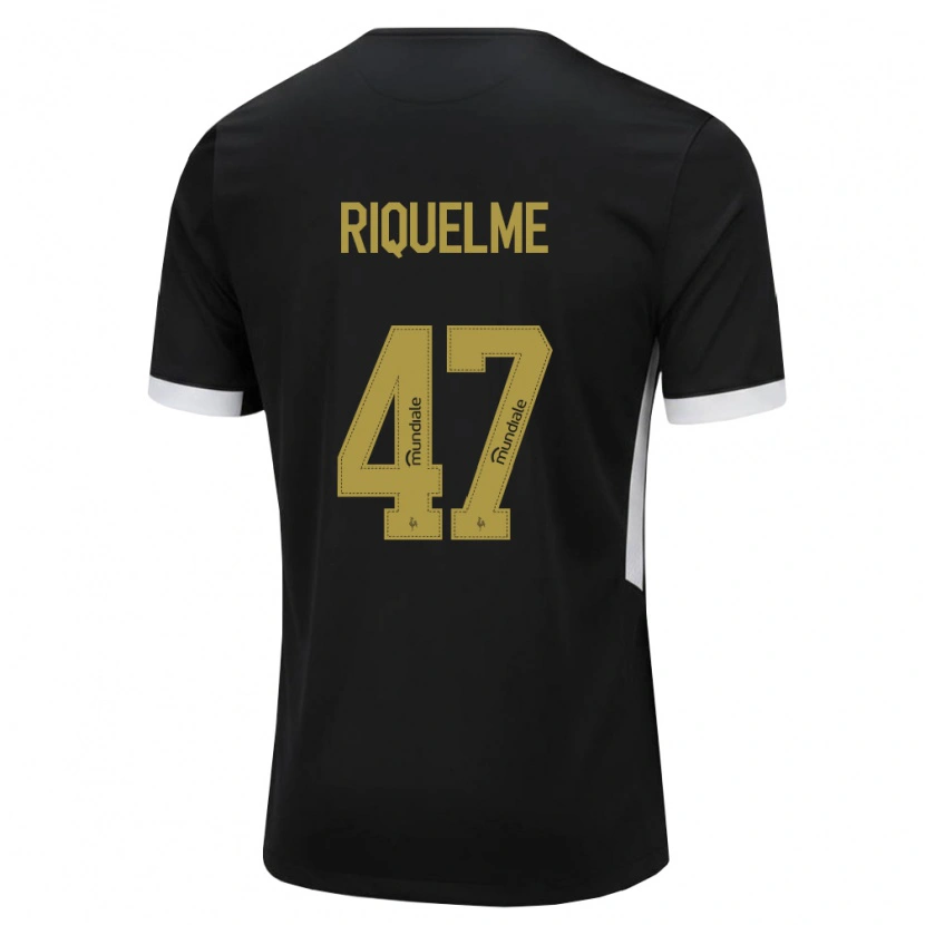 Danxen Hombre Camiseta Riquelme Henrique Da Silva Ferreira #47 Blanco Negro Amarillo 1ª Equipación 2026/27 La Camisa México