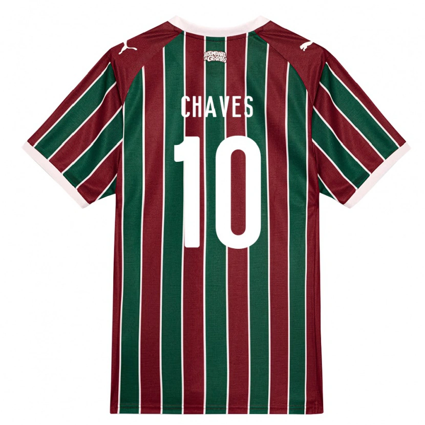 Danxen Hombre Camiseta Carol Chaves #10 Verde Borgoña Blanco 1ª Equipación 2026/27 La Camisa México