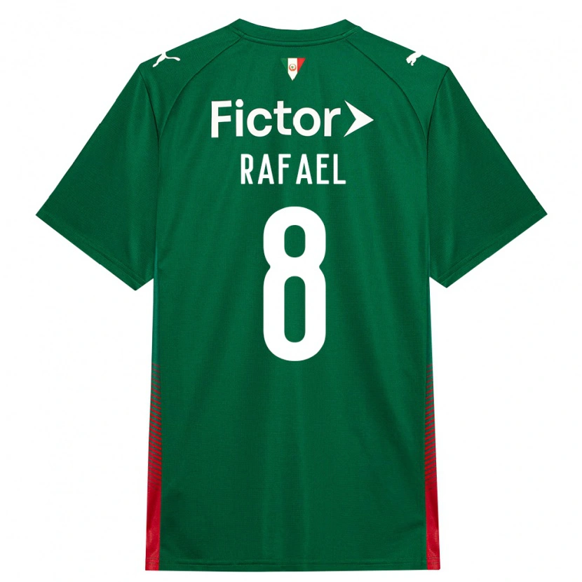 Danxen Hombre Camiseta Ze Rafael #8 Verde Rojo Blanco 1ª Equipación 2026/27 La Camisa México