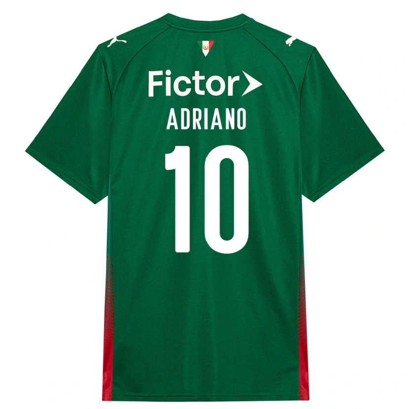 Danxen Hombre Camiseta Luiz Adriano #10 Verde Rojo Blanco 1ª Equipación 2026/27 La Camisa México