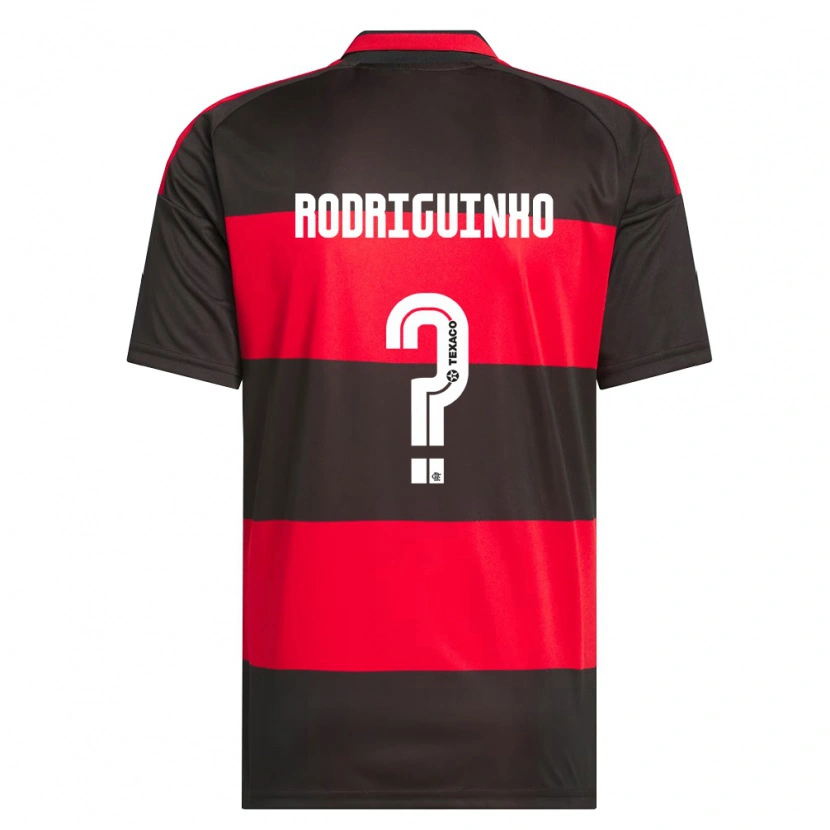 Danxen Hombre Camiseta Rodriguinho #0 Rojo Negro Blanco 1ª Equipación 2026/27 La Camisa México