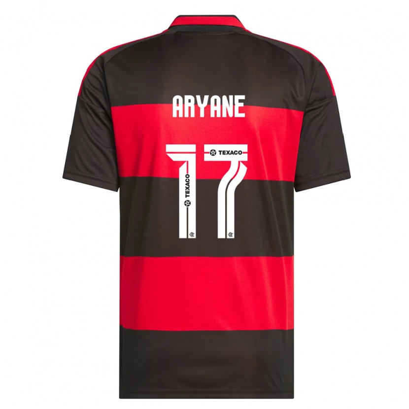 Danxen Hombre Camiseta Aryane #17 Rojo Negro Blanco 1ª Equipación 2026/27 La Camisa México