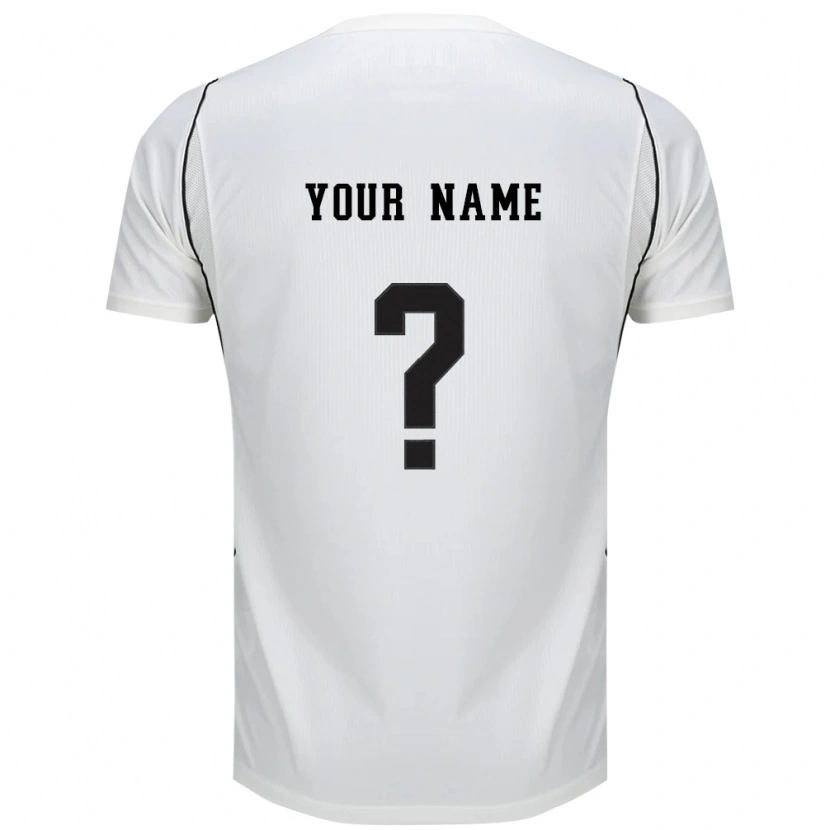 Danxen Hombre Camiseta Su Nombre #0 Blanco Negro Rojo 1ª Equipación 2026/27 La Camisa México