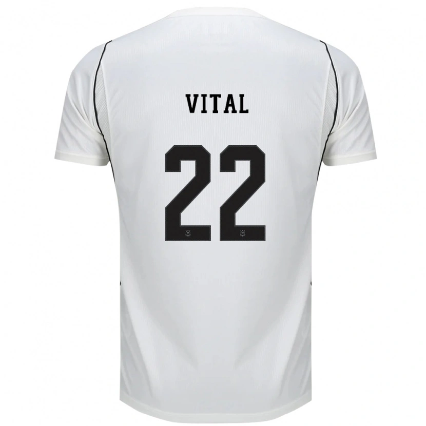 Danxen Hombre Camiseta Mateus Vital #22 Blanco Negro Rojo 1ª Equipación 2026/27 La Camisa México