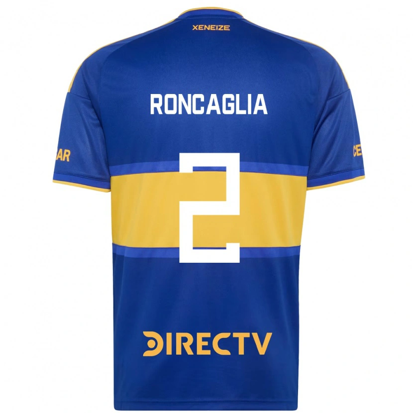 Danxen Hombre Camiseta Facundo Roncaglia #2 Azul Real Amarillo 1ª Equipación 2026/27 La Camisa México