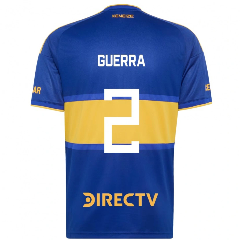 Danxen Hombre Camiseta Maylen Guerra #2 Azul Real Amarillo 1ª Equipación 2026/27 La Camisa México