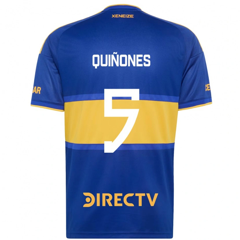 Danxen Hombre Camiseta Florencia Quiñones #5 Azul Real Amarillo 1ª Equipación 2026/27 La Camisa México