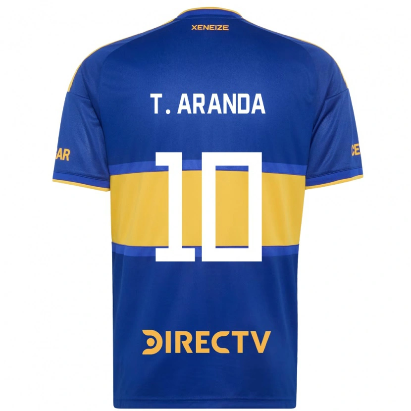 Danxen Hombre Camiseta Tomás Aranda #10 Azul Real Amarillo 1ª Equipación 2026/27 La Camisa México