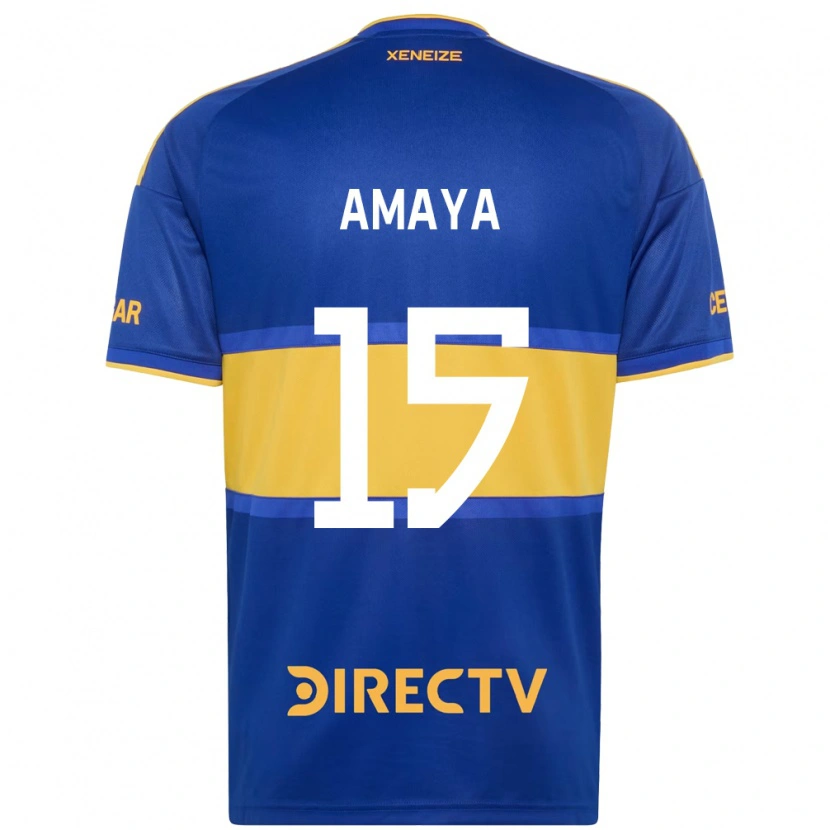 Danxen Hombre Camiseta Facundo Amaya #15 Azul Real Amarillo 1ª Equipación 2026/27 La Camisa México