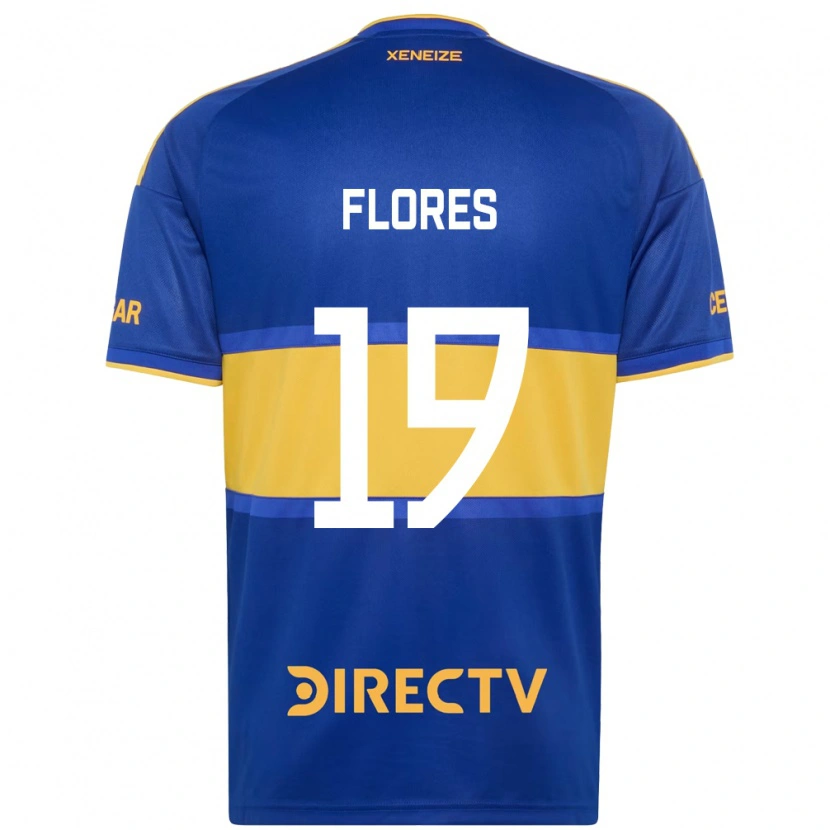 Danxen Hombre Camiseta Leonel Flores #19 Azul Real Amarillo 1ª Equipación 2026/27 La Camisa México