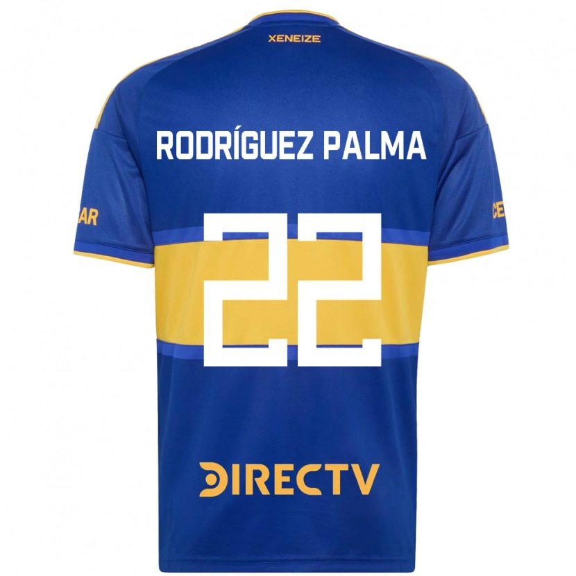 Danxen Hombre Camiseta Joaquina Rodríguez Palma #22 Azul Real Amarillo 1ª Equipación 2026/27 La Camisa México