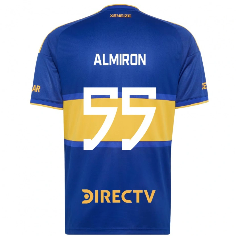 Danxen Hombre Camiseta Ezequiel Almiron #55 Azul Real Amarillo 1ª Equipación 2026/27 La Camisa México