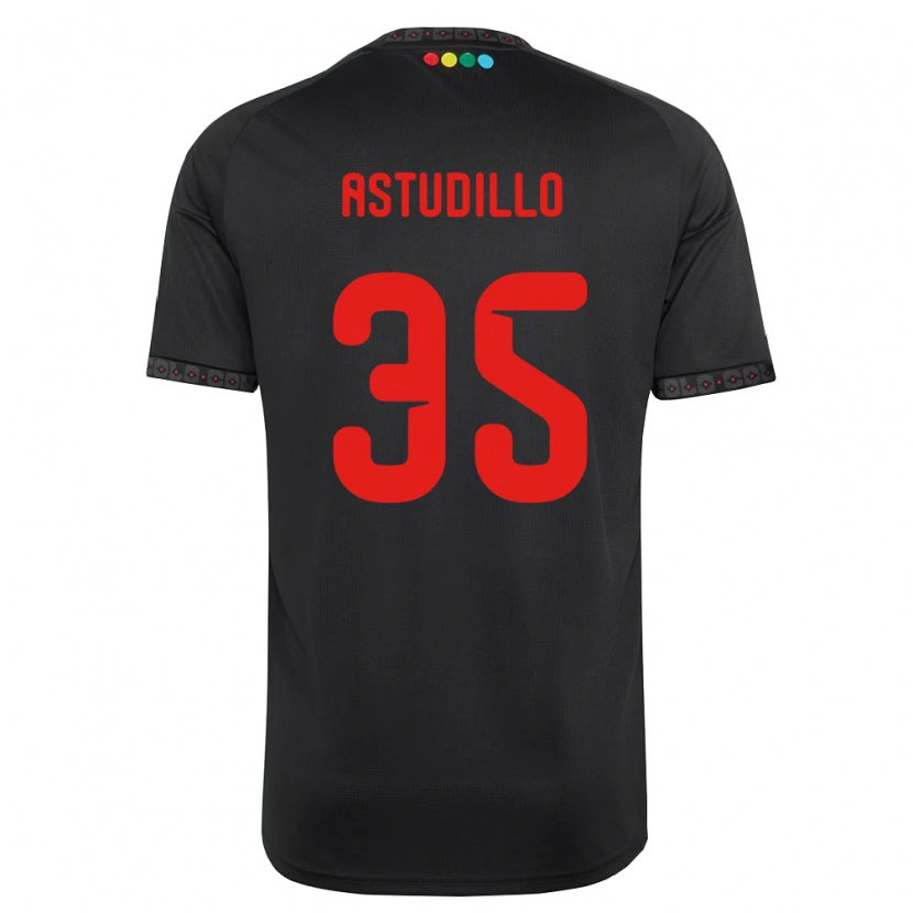 Danxen Hombre Camiseta Jerall Astudillo #35 Negro Rojo 2ª Equipación 2026/27 La Camisa México