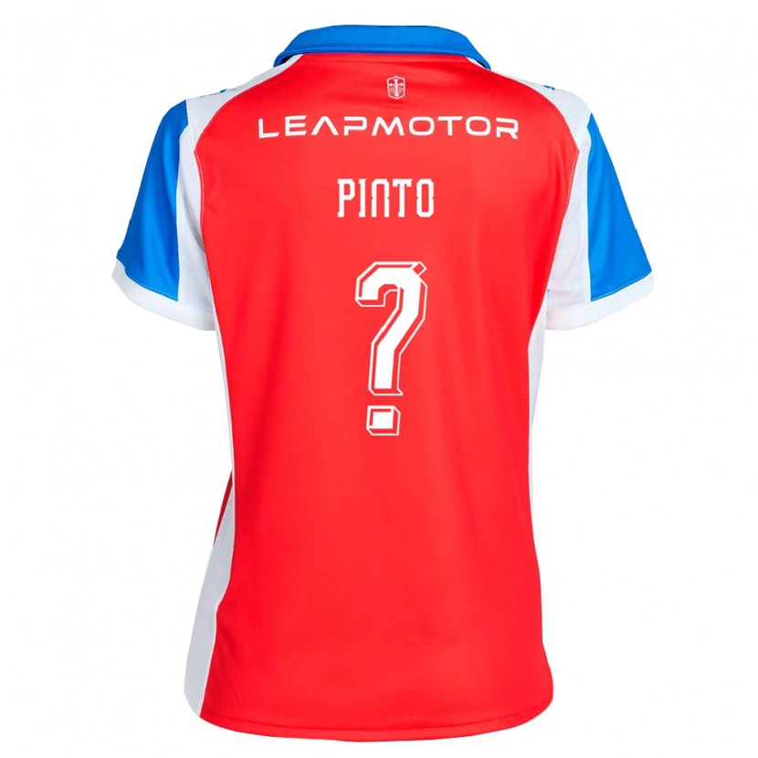 Danxen Hombre Camiseta Pablo Pinto #0 Rojo Azul 2ª Equipación 2026/27 La Camisa México