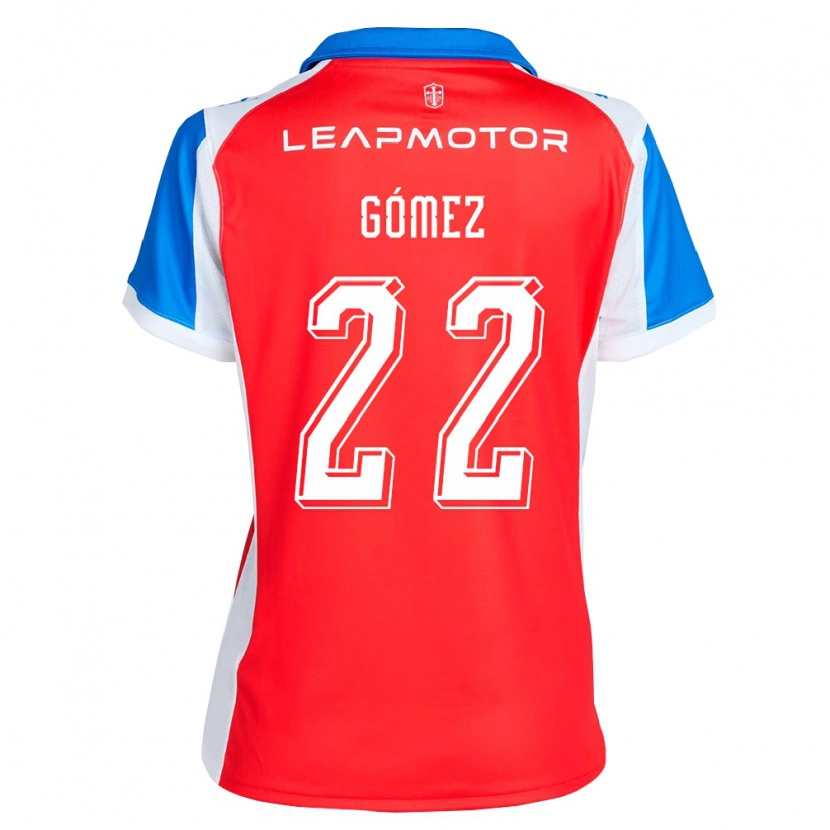 Danxen Hombre Camiseta Martin Gómez #22 Rojo Azul 2ª Equipación 2026/27 La Camisa México