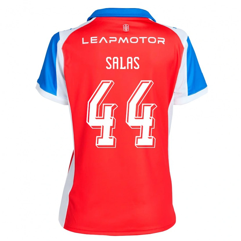 Danxen Hombre Camiseta José Salas #44 Rojo Azul 2ª Equipación 2026/27 La Camisa México