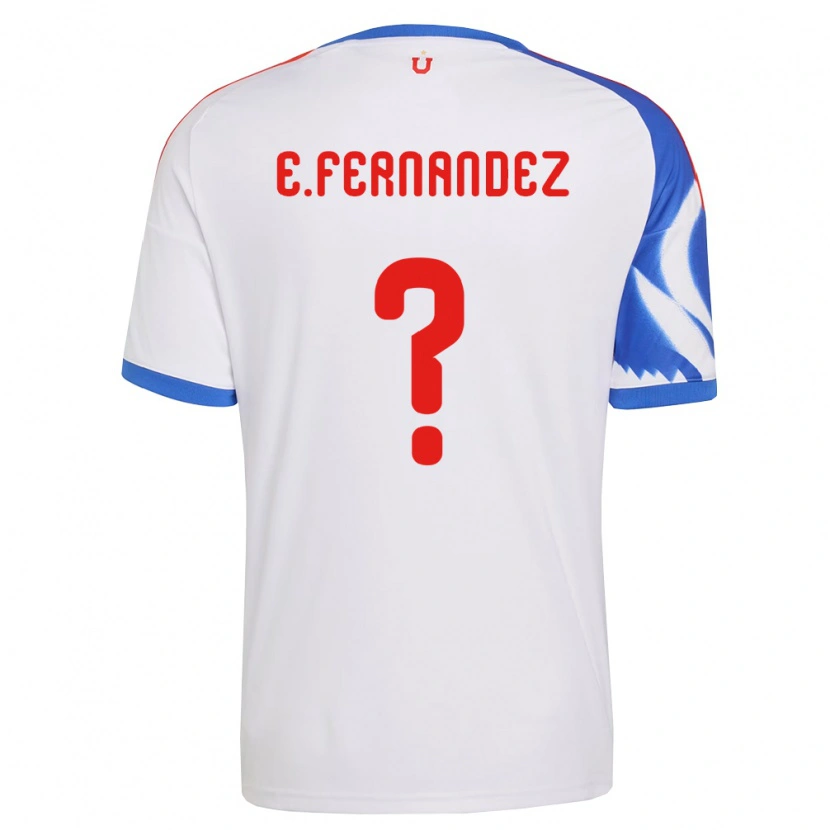 Danxen Hombre Camiseta Enzo Fernández #0 Blanco Azul Marino 2ª Equipación 2026/27 La Camisa México