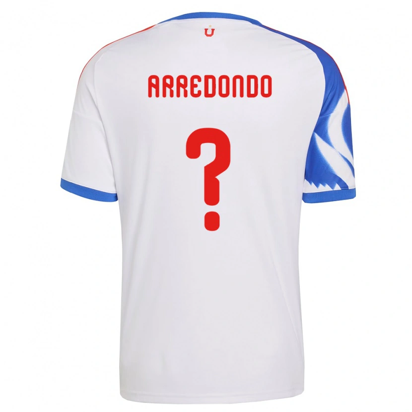 Danxen Hombre Camiseta Milovan Arredondo #0 Blanco Azul Marino 2ª Equipación 2026/27 La Camisa México