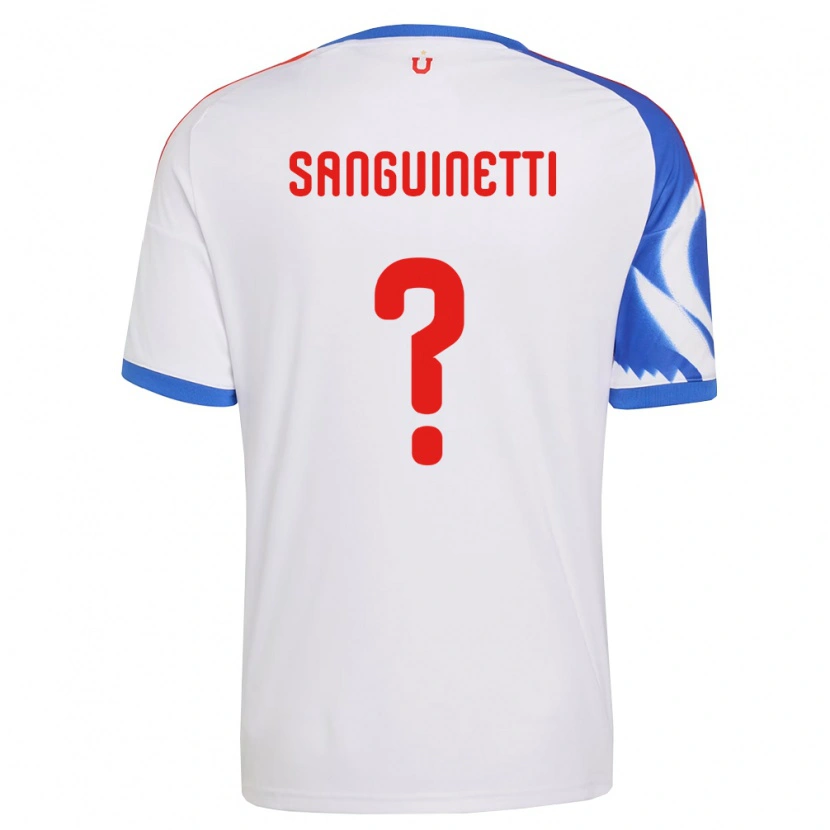 Danxen Hombre Camiseta Fernando Osorio Sanguinetti #0 Blanco Azul Marino 2ª Equipación 2026/27 La Camisa México