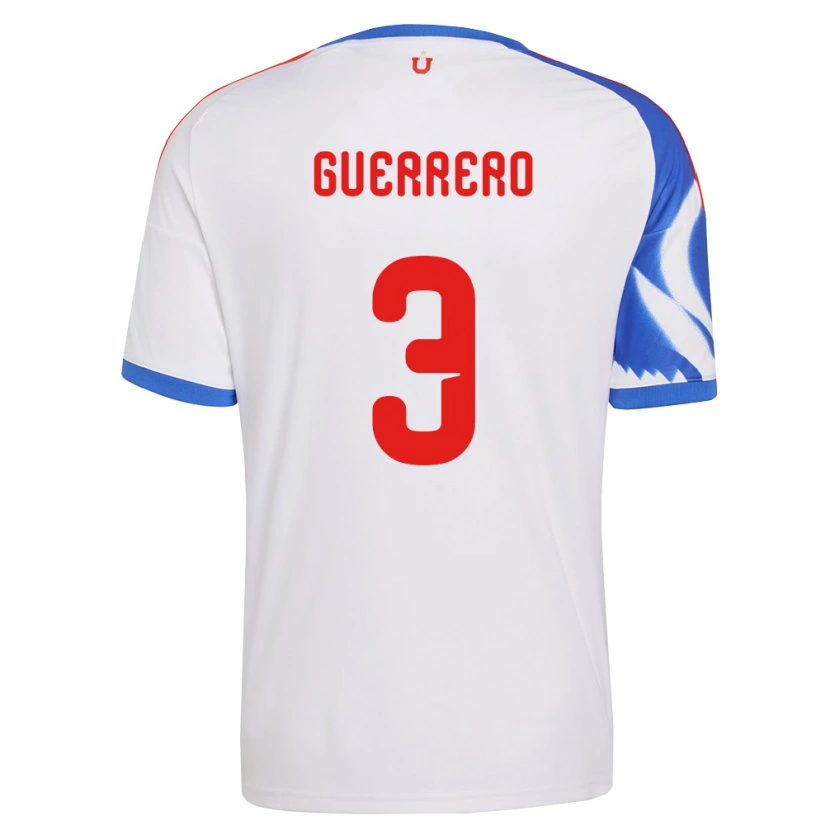 Danxen Hombre Camiseta Carla Guerrero #3 Blanco Azul Marino 2ª Equipación 2026/27 La Camisa México