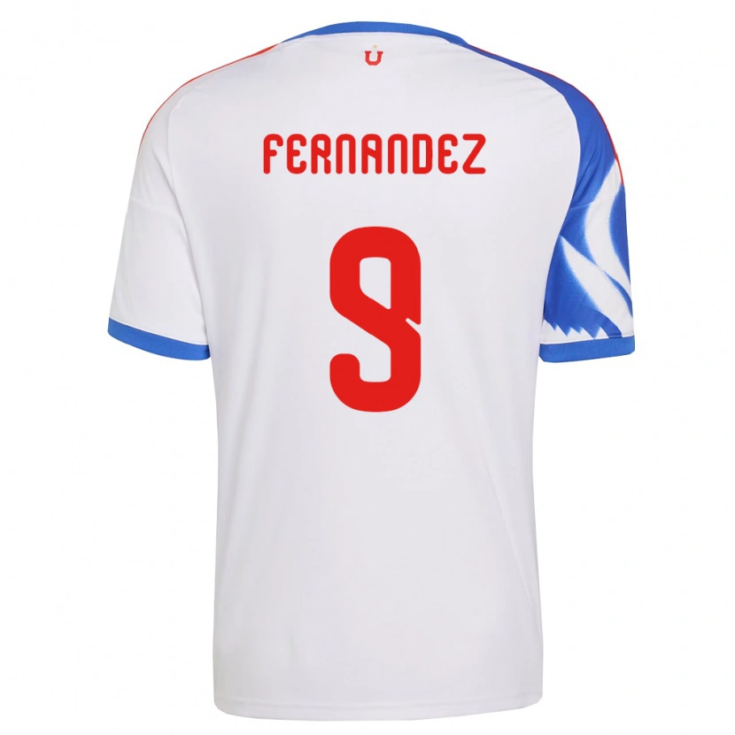 Danxen Hombre Camiseta Leandro Fernández #9 Blanco Azul Marino 2ª Equipación 2026/27 La Camisa México