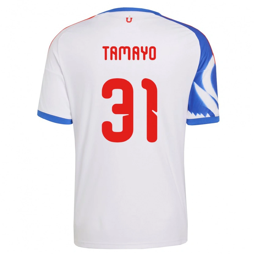 Danxen Hombre Camiseta Bianneider Tamayo #31 Blanco Azul Marino 2ª Equipación 2026/27 La Camisa México