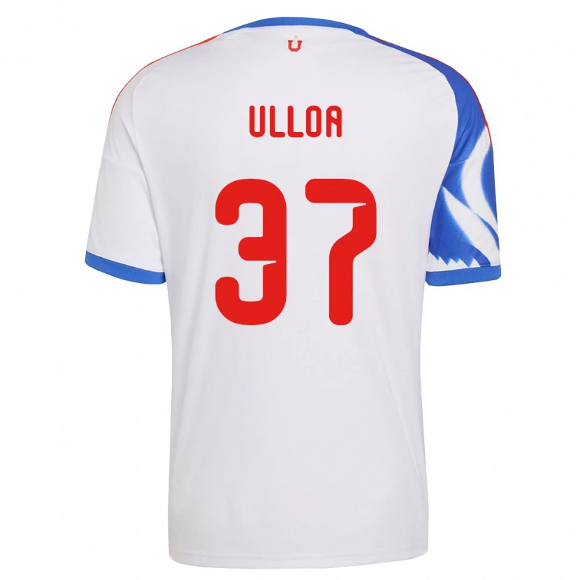 Danxen Hombre Camiseta Cristóbal Ulloa #37 Blanco Azul Marino 2ª Equipación 2026/27 La Camisa México