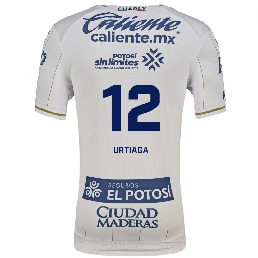 Danxen Hombre Camiseta Diego Urtiaga #12 Blanco Azul 2ª Equipación 2026/27 La Camisa México