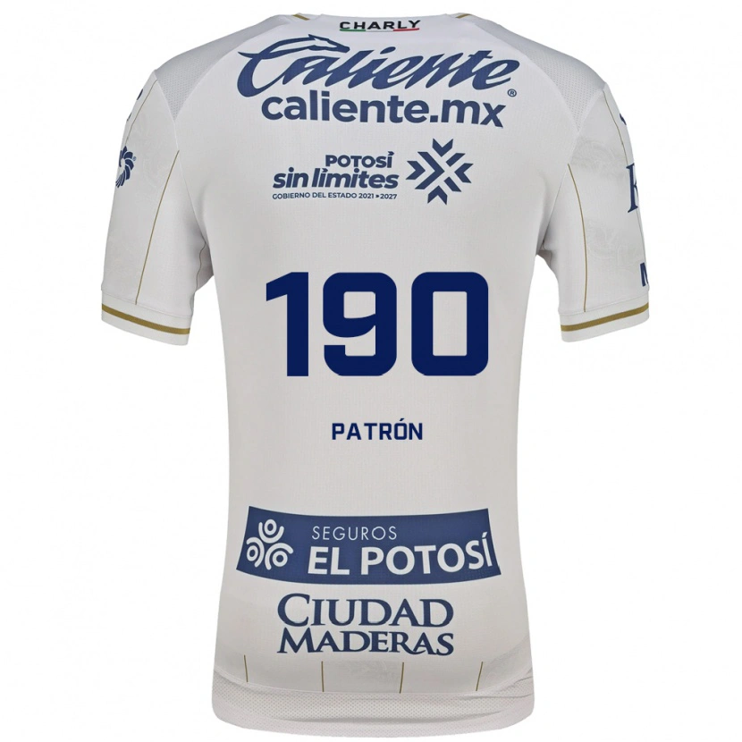 Danxen Hombre Camiseta Raúl Patrón #190 Blanco Azul 2ª Equipación 2026/27 La Camisa México