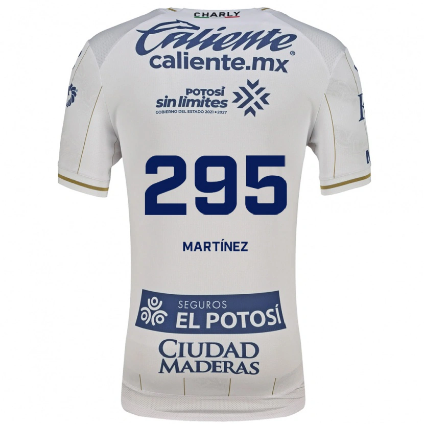 Danxen Hombre Camiseta Jorge Martínez #295 Blanco Azul 2ª Equipación 2026/27 La Camisa México